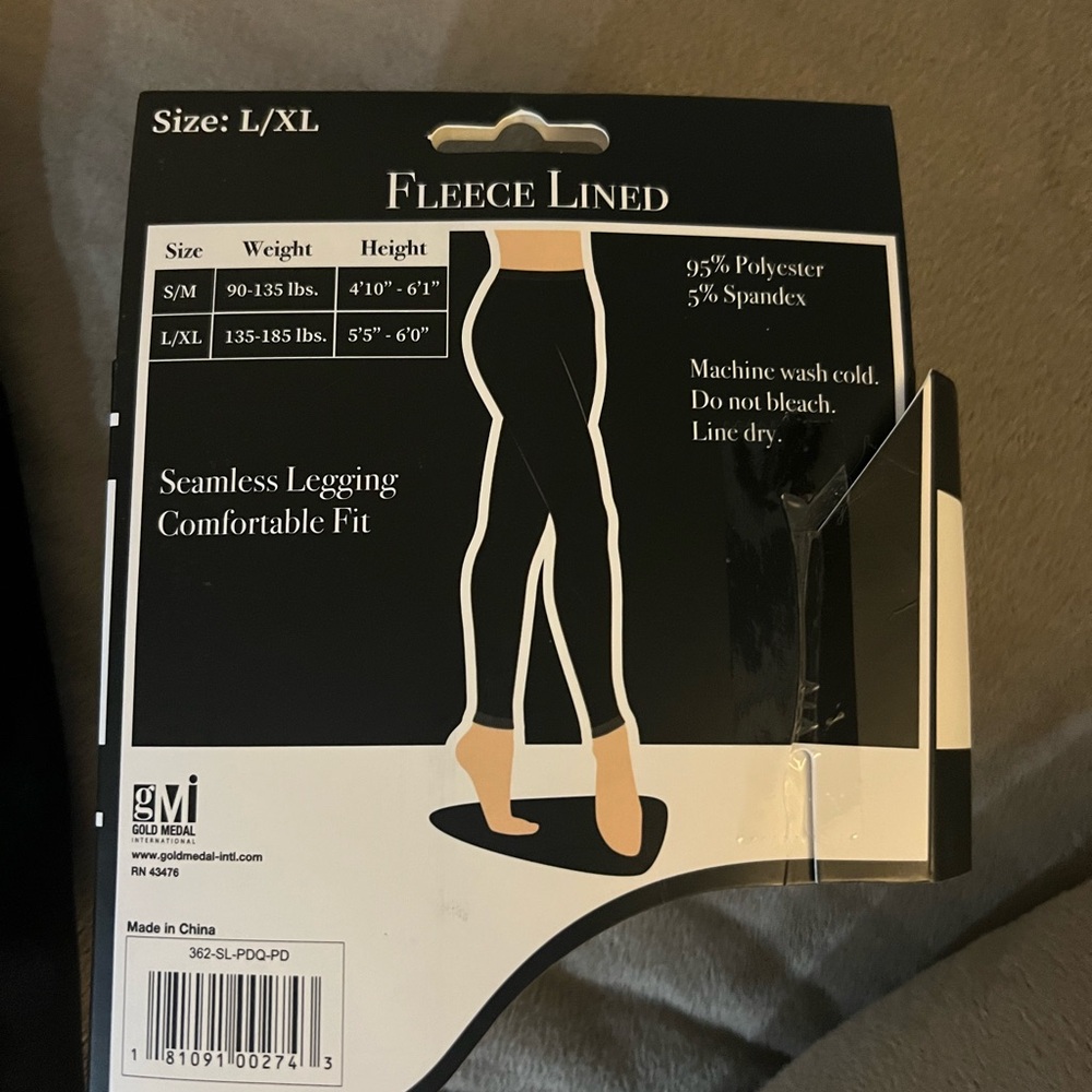 Fleece lined leggings
